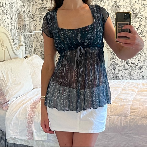 90s Mimo sheer cami top - Picture 2 of 3